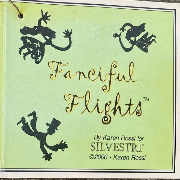 NWT Vintage SILVESTRI by Karen Rossi Fanciful Flights Ornament Animal Shopper - Picture 11 of 13